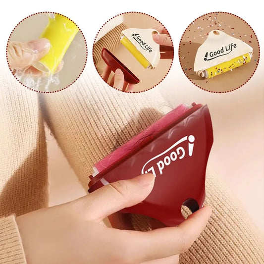 New Triangular Lint Roller Reusabl Sticky Lint Remover Mini Lint Roller Portable Pet Hair Remover